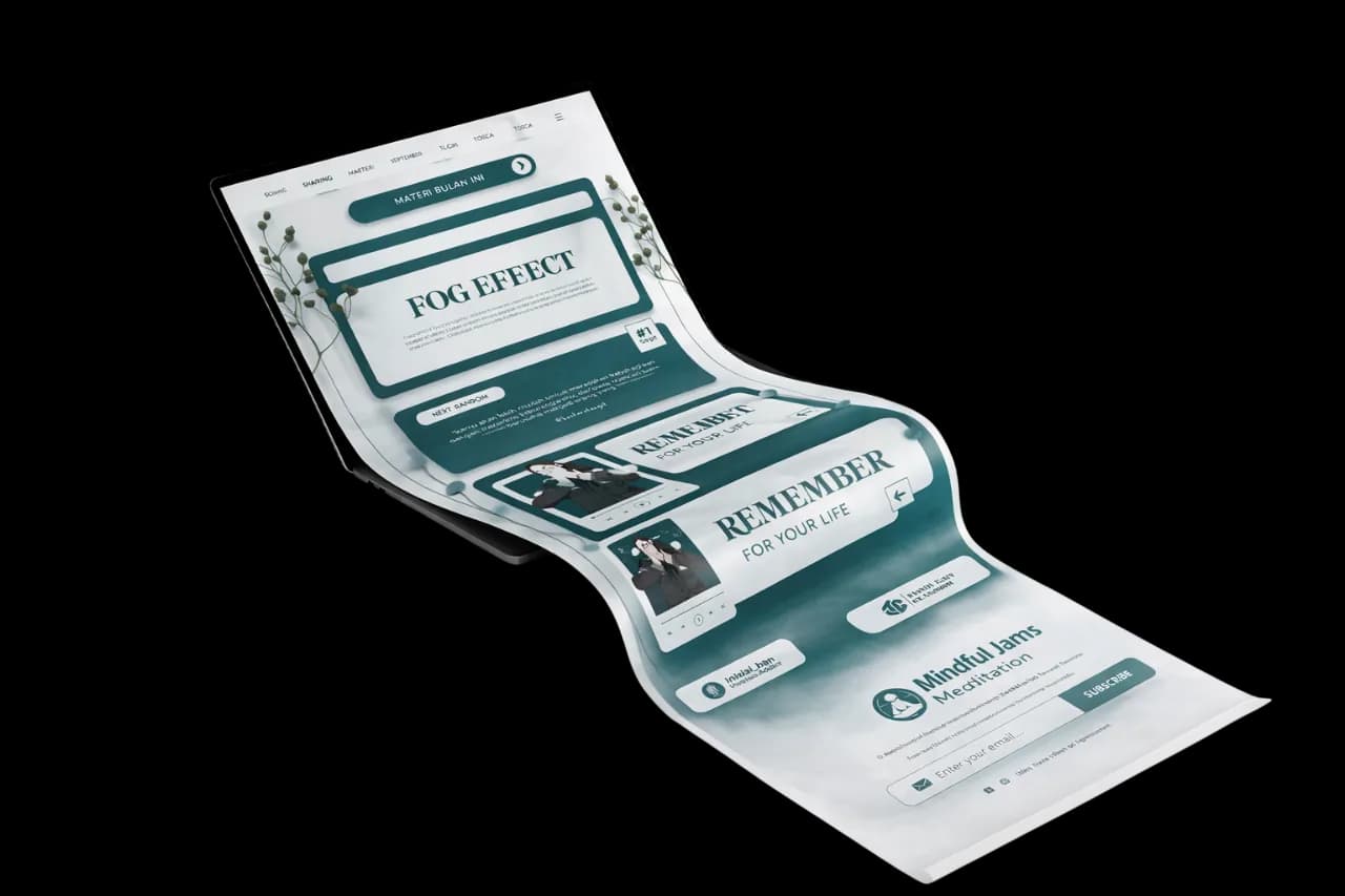 Landing page showcase