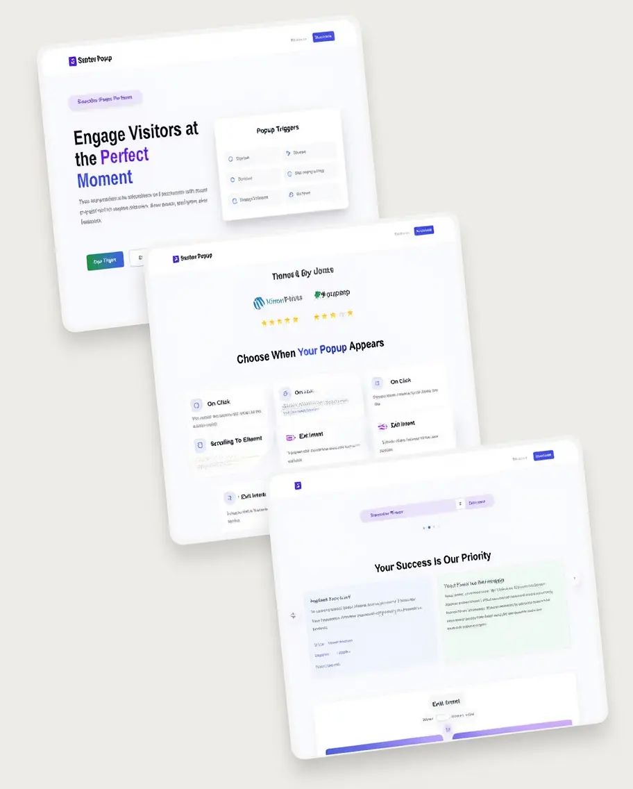 Portfolio project: Demo Popup Plugin - AXION Digital Agency