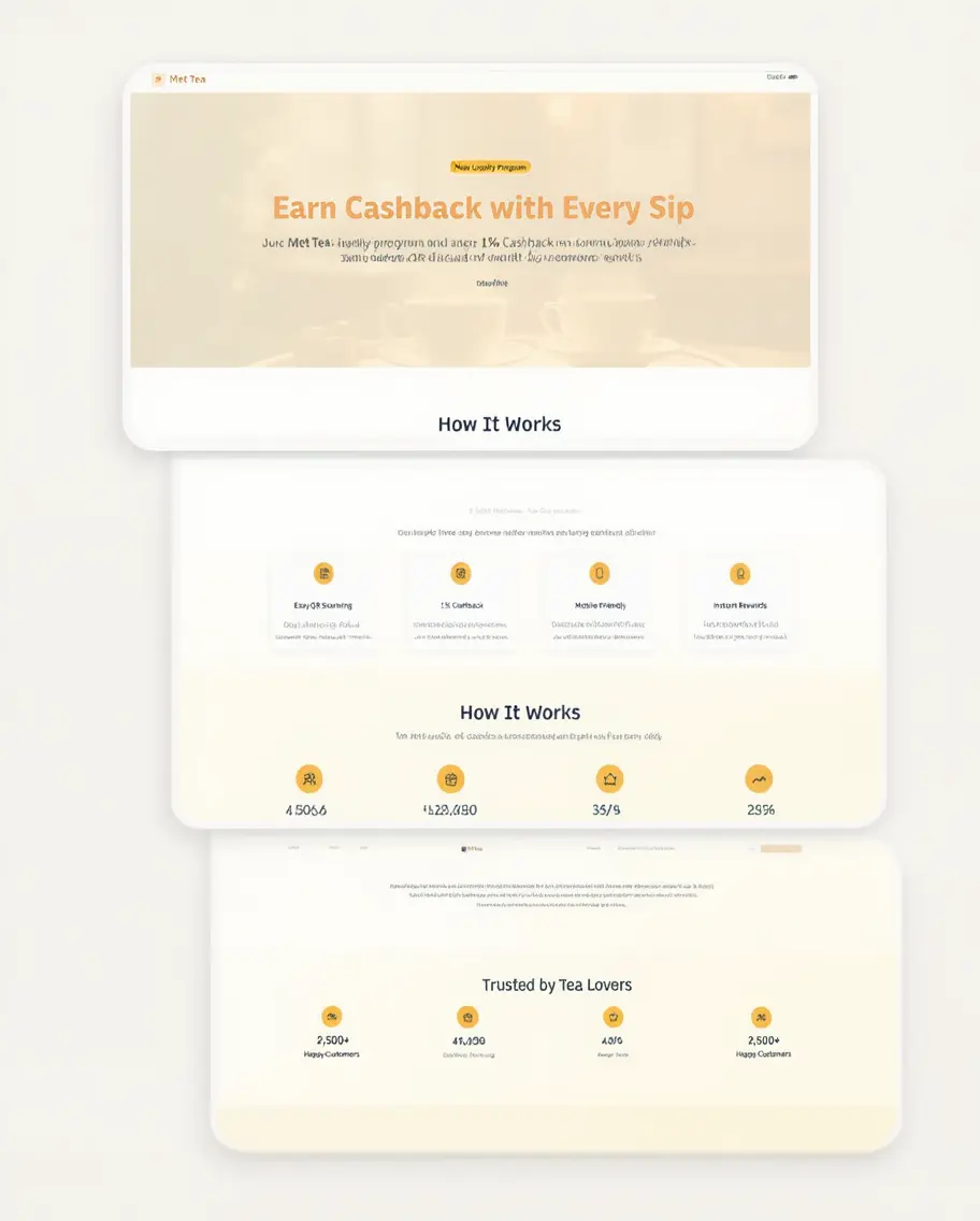 Portfolio project: Met Tea - AXION Digital Agency